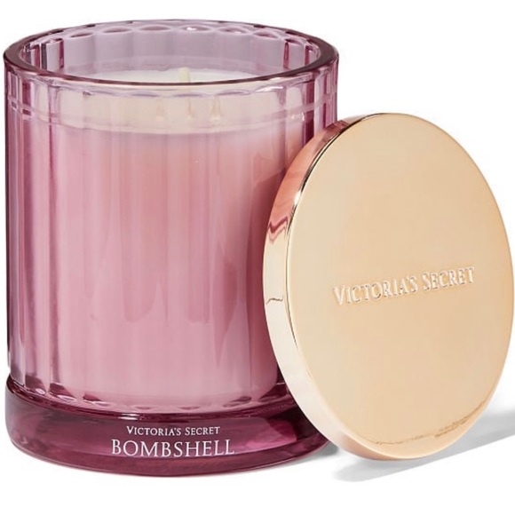 Brand New VS Satin Fuchsia Frenzy Short PJ (XL) & Bombshell Candle 10.2oz SET - Picture 3 of 11